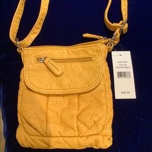 Bueno Washed Pebble Crossbody Purse, NWT